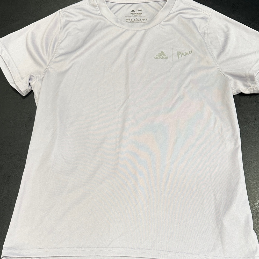 Adidas Parley For The Oceans Light Purple Short Sleeve Tee